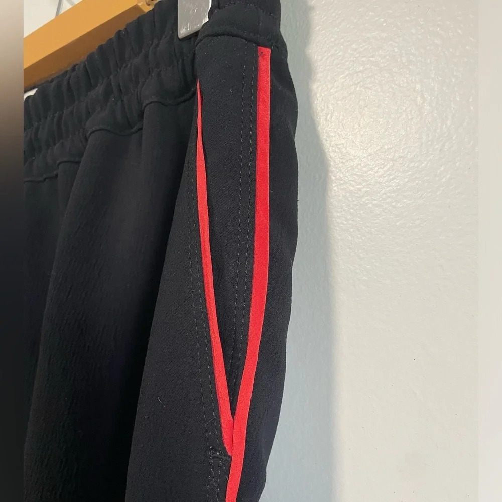 Aritzia Wilfred Buffon Black Jogger Pants With Side Red Stripes - XS - Picture 6 of 9